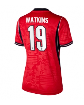 Billige Fotballdrakt England Ollie Watkins #19 Replika Bortedrakt Dame VM 2026 Kortermet Billige Fotballdrakt England Ollie Watkins #19 Replika Bortedrakt Dame VM 2026 Kortermet